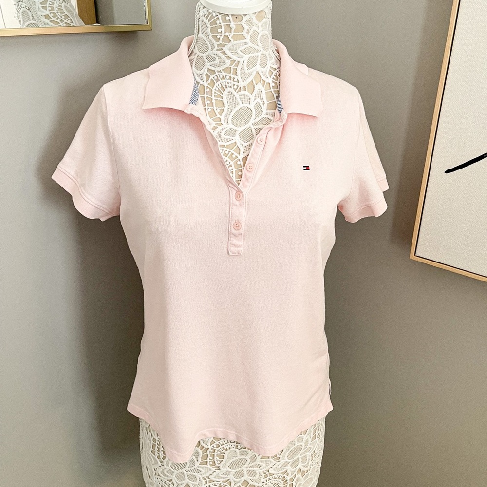Light Pink Collared Polo Tee